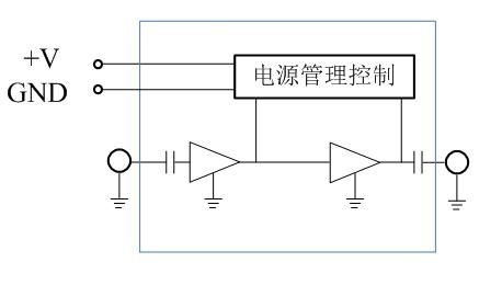 SWLNA0012031超宽带低噪声放大器LNA模块 功能框图